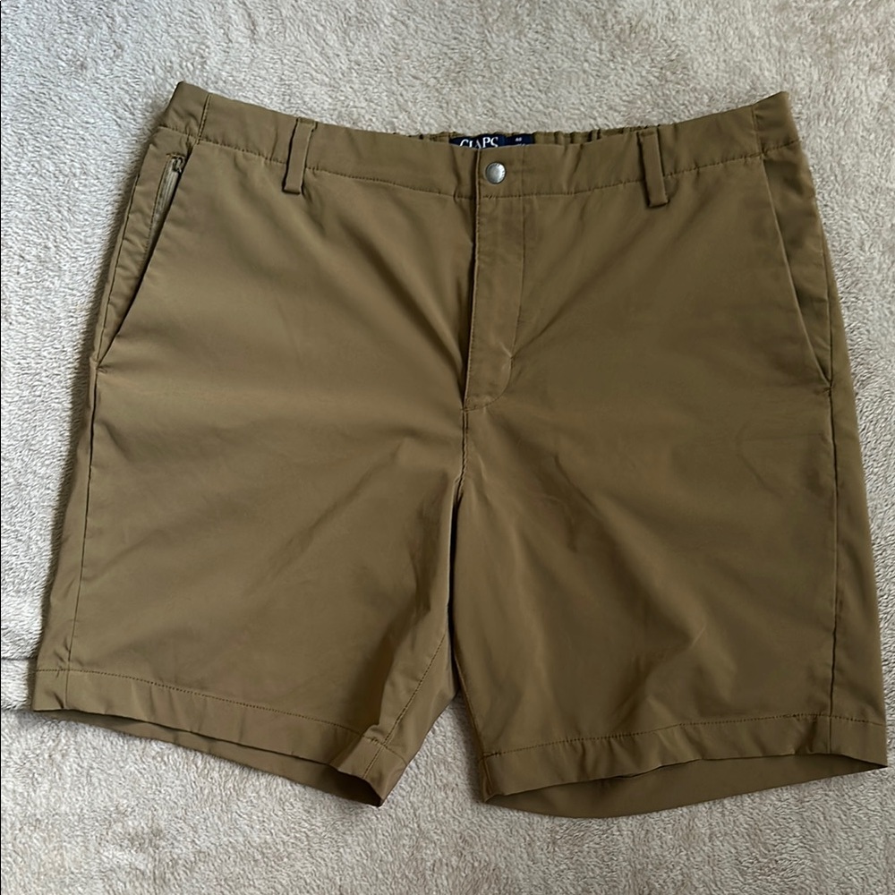 Men's Tan Shorts Hybrid Shorts Chaps Size 40